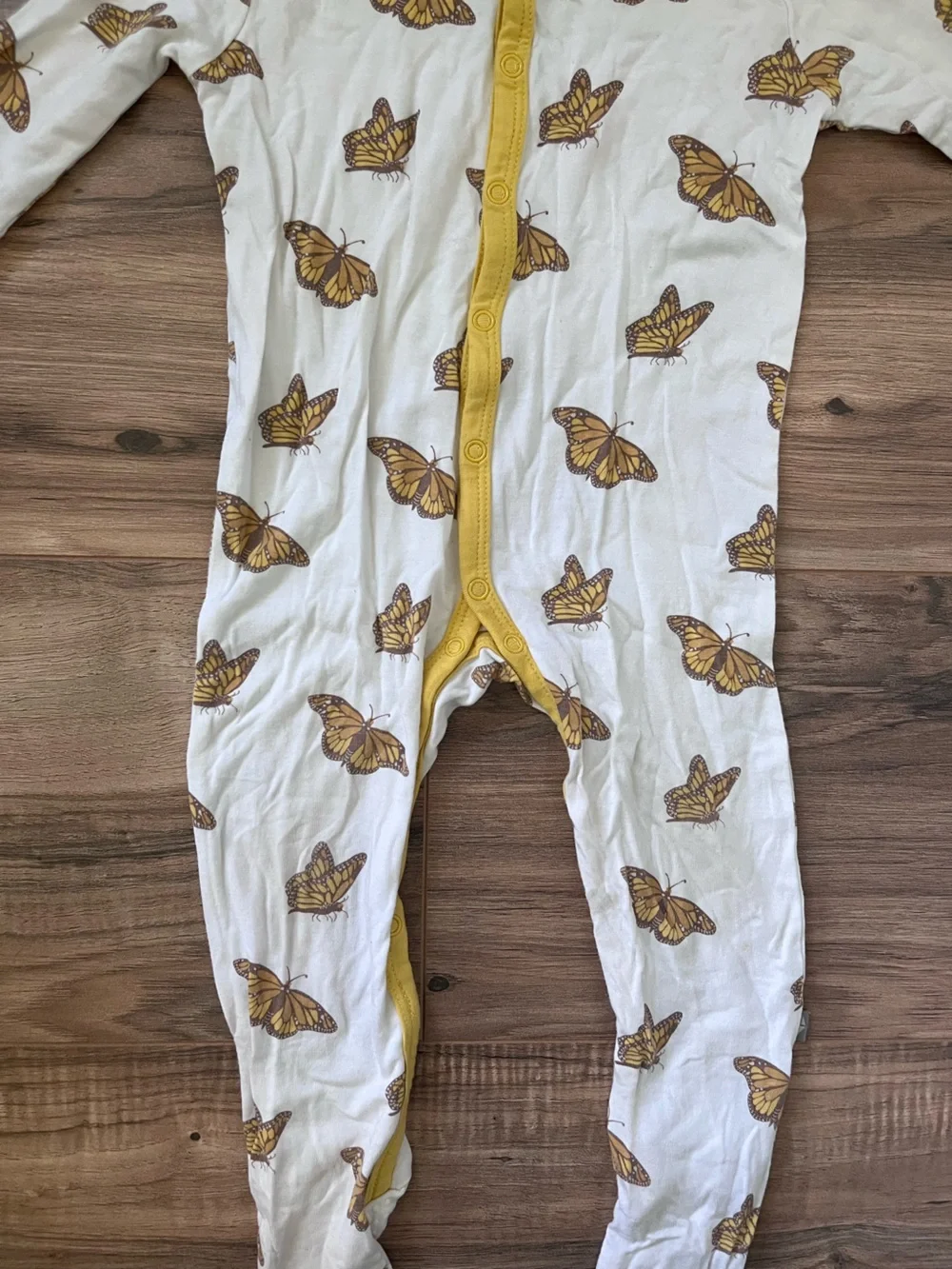 Kyte Baby monarch snap footed romper